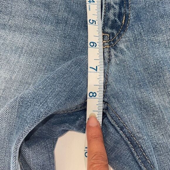 KanCan‎ Womens Distressed Jeans Denim 5 Pocket Stretch Light Wash Blue Size 7/27 - Picture 12 of 13